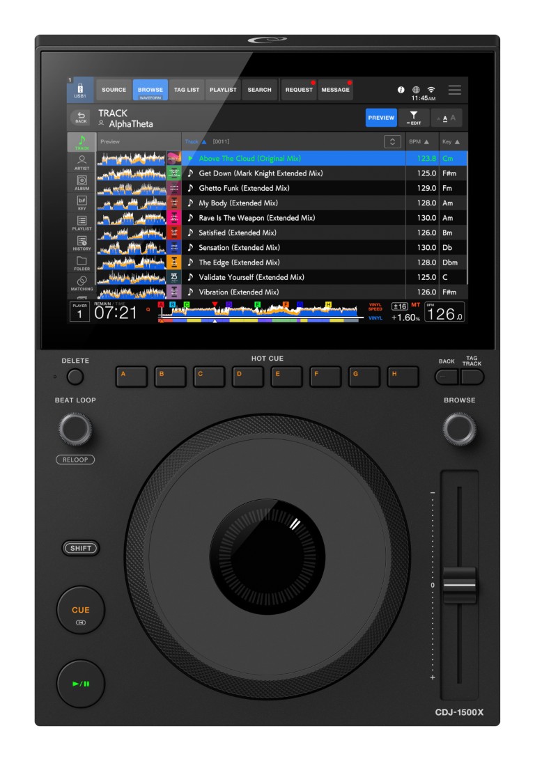 Alphatheta Cdj-1500x - MP3 & CD Plattenspieler - Variation 5