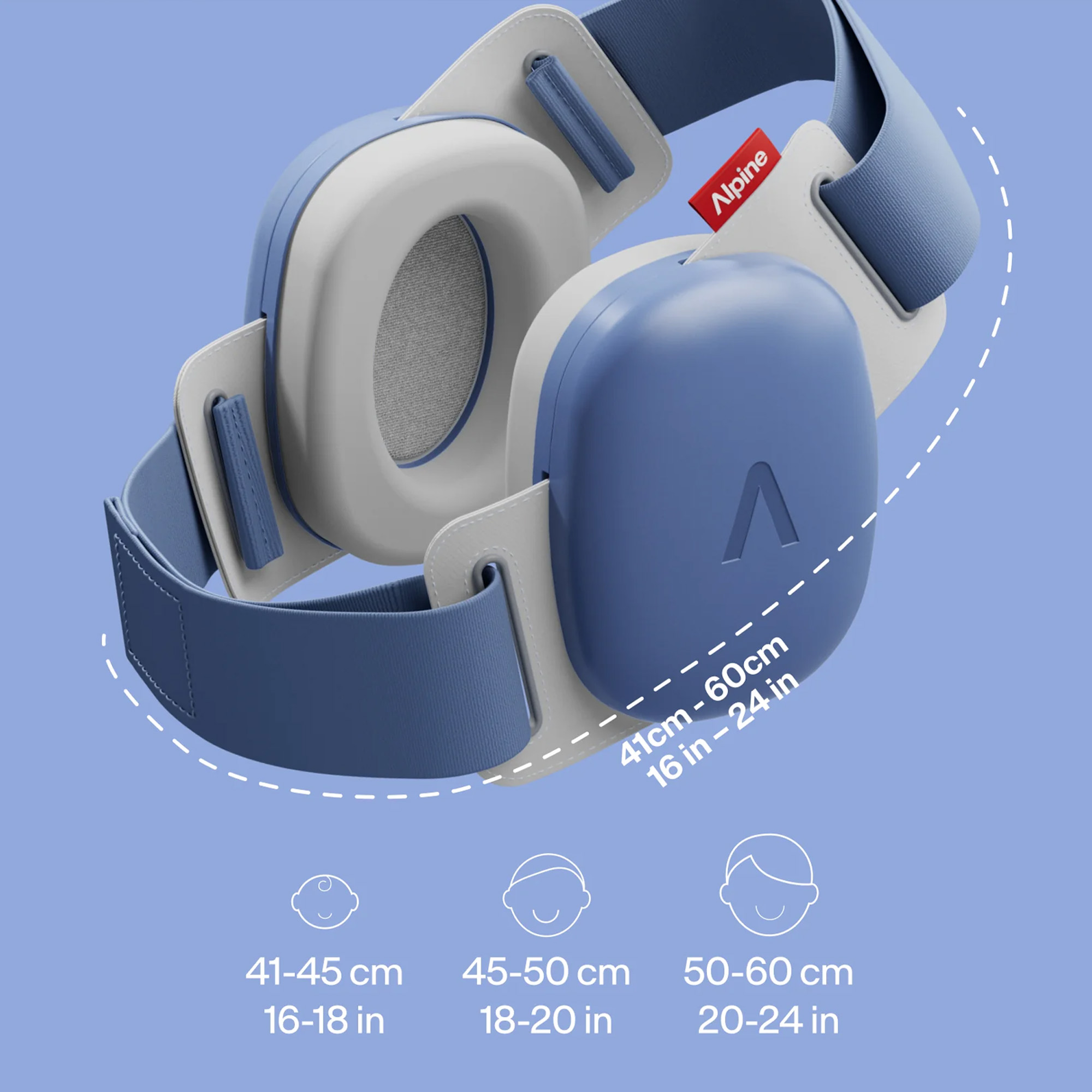 Alpine Casque Muffy Baby Denim Blue - Gehörsshutz - Variation 2