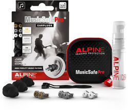 Gehörsshutz Alpine Black Musicsafe Pro