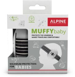 Gehörsshutz Alpine Black Muffy Baby
