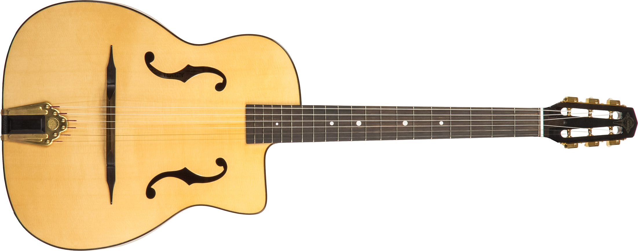 Altamira M01f Gypsy Jazz Cw Epicea Palissandre Eb - Natural Gloss - Gipsy-Gitarre - Main picture