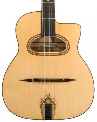 Gipsy-gitarre Altamira Gypsy Jazz MD +Case - Natural satin