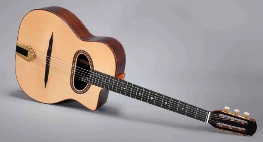 Altamira M30 D Hole Gypsy Jazz Grande Bouche Cw Epicea Palissandre Eb +etui - Natural - Gipsy-Gitarre - Variation 1