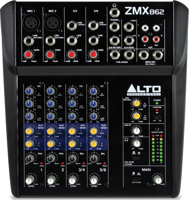 Alto Zmx862 - Analoges Mischpult - Main picture