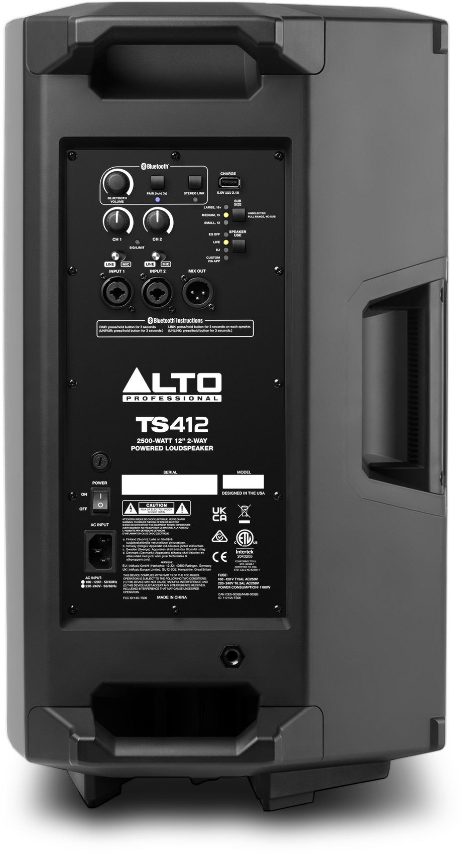 Alto Ts 412 - Aktive Lautsprecher - Variation 2