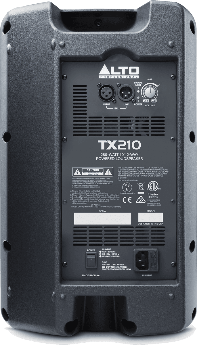 Alto Tx210 - Aktive Lautsprecher - Variation 2