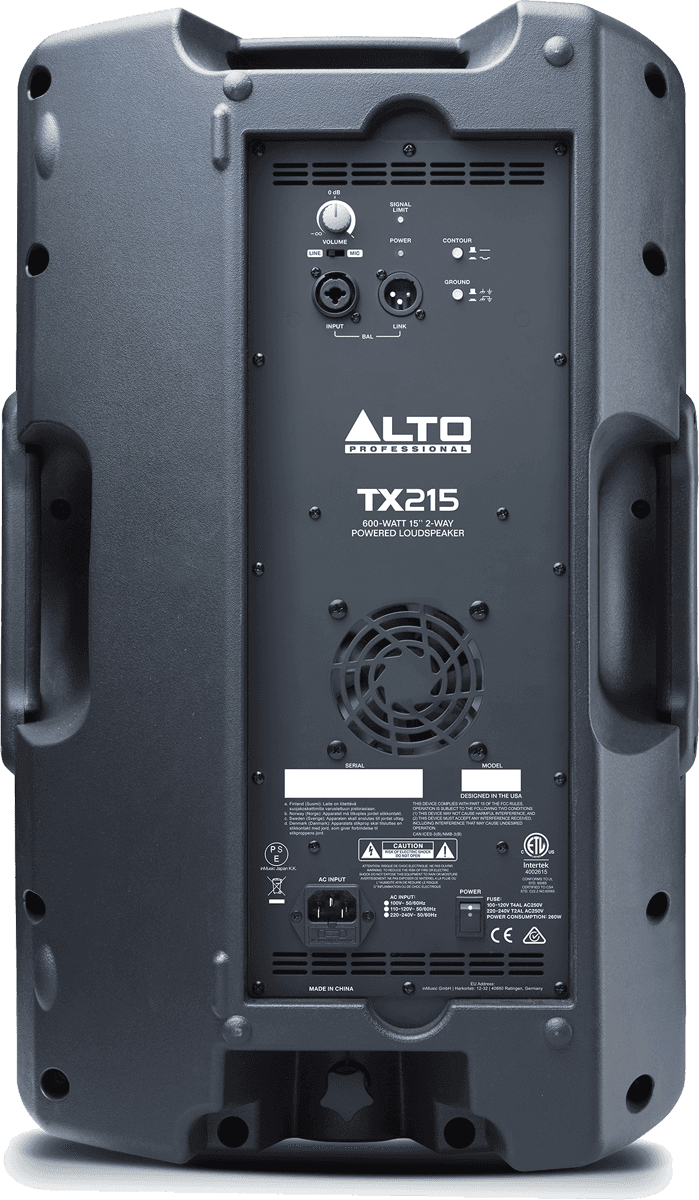 Alto Tx215 - Aktive Lautsprecher - Variation 2