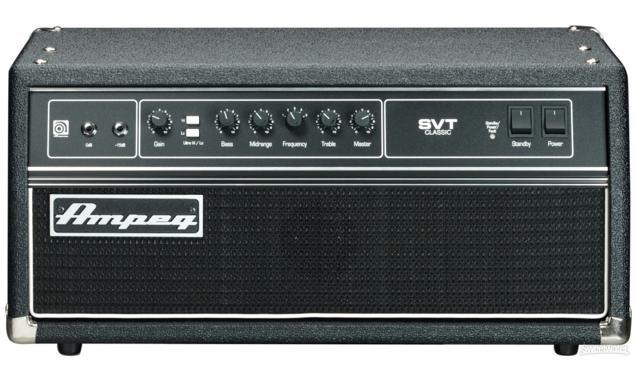 Ampeg Svt-cl Head 300w Black - Classic Series - Bass Topteil - Variation 1