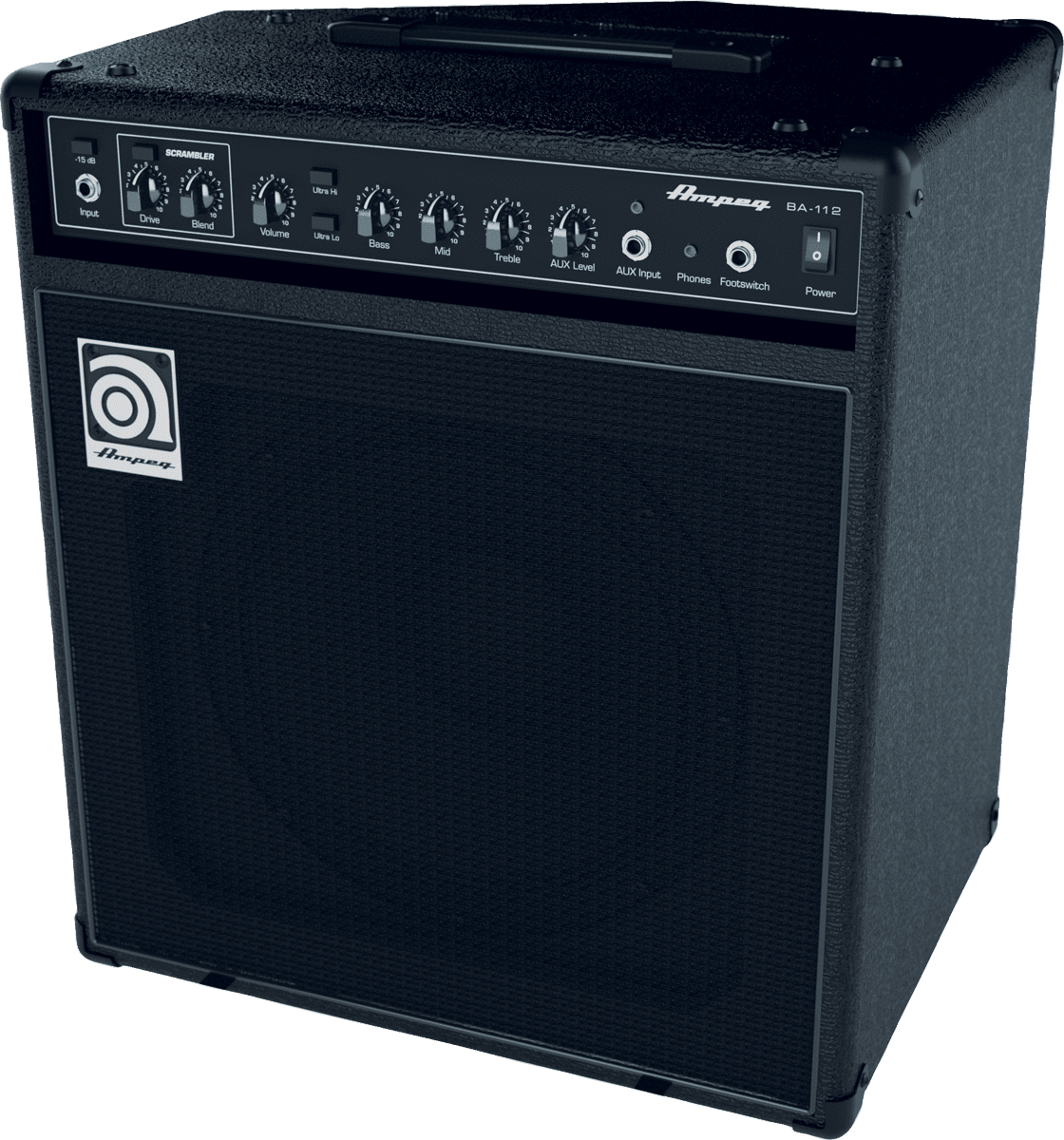 Ampeg Ba-112 V2 2014 75w 1x12 Black - Bass Combo - Main picture