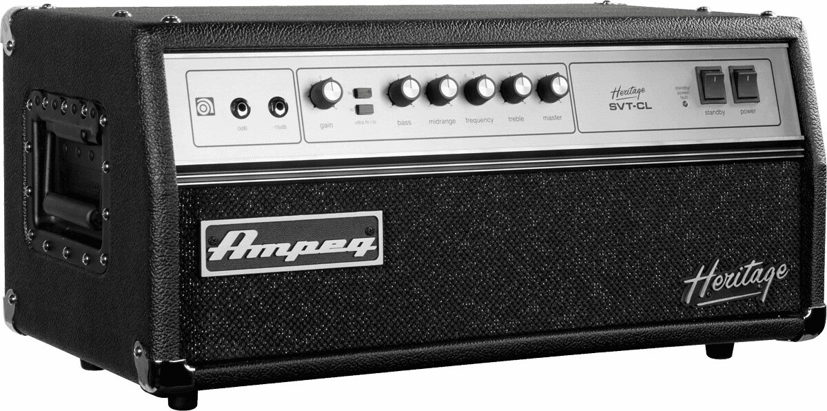 Ampeg Heritage Svt-cl Head Usa 300w - Heritage Series - Bass Topteil - Main picture