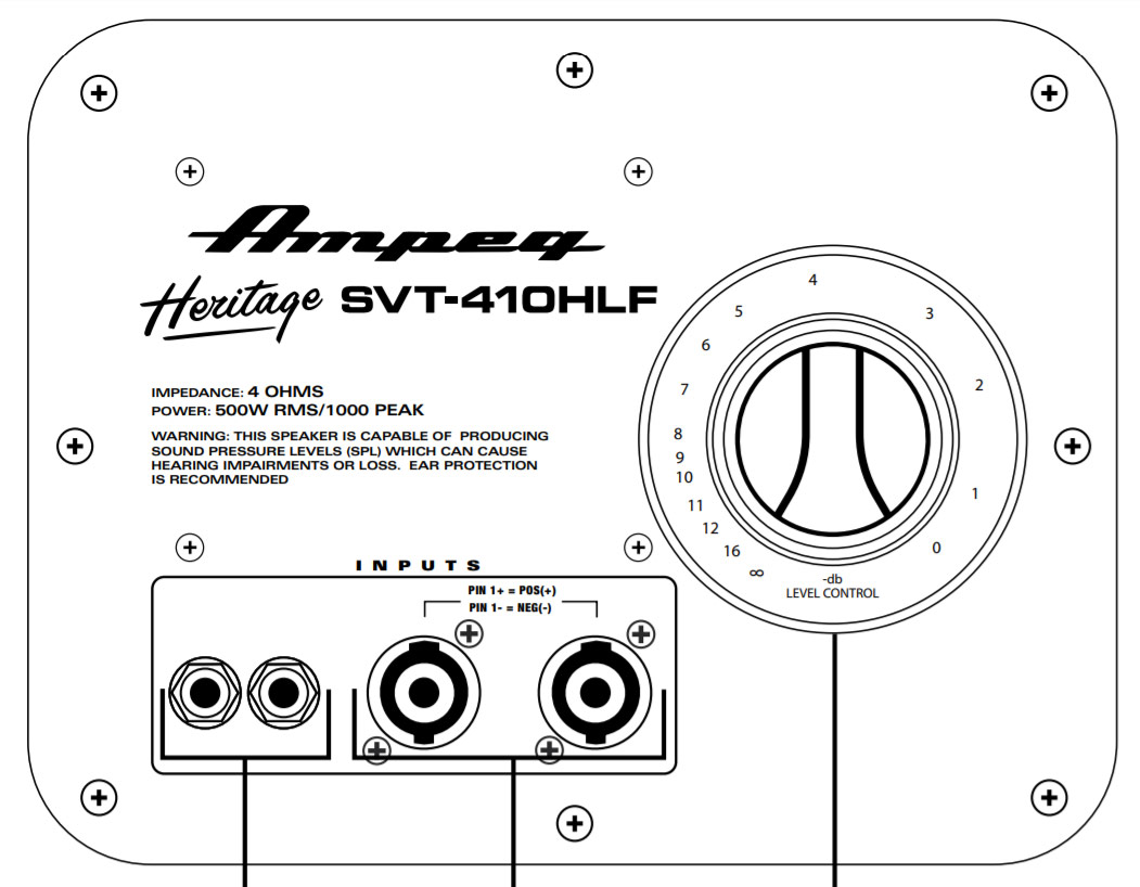 Ampeg Heritage Svt-410hlf Usa 4x10 500w 4-ohms - Heritage Series - Bass Boxen - Variation 2