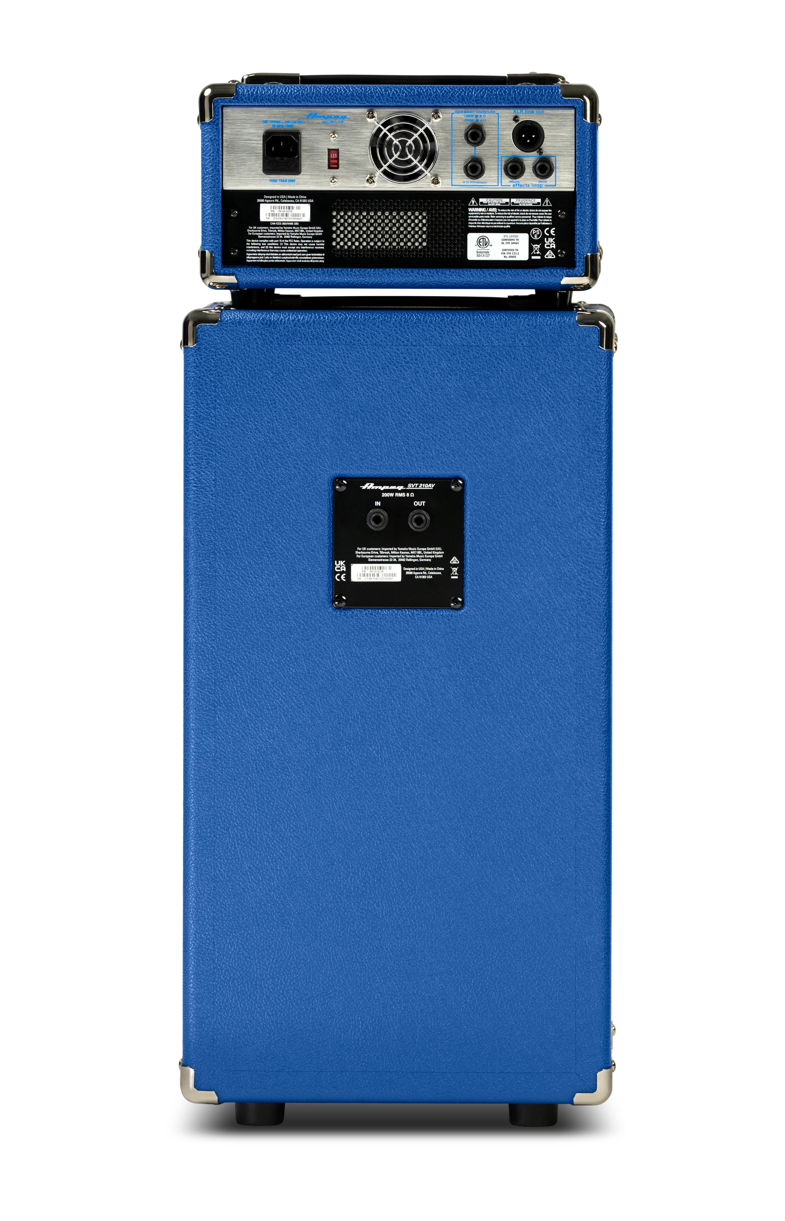 Ampeg Micro Vr Stack Blue Limited Edition 2x10 200w - Bassverstärker Stack - Variation 2