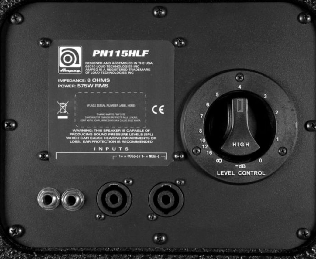Ampeg Pro Neo Pn-115hlf 1x15 575w 8-ohms - Bass Boxen - Variation 2