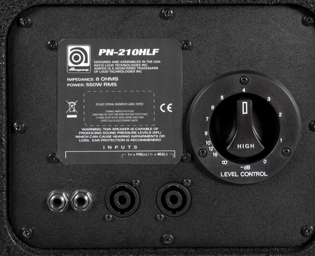 Ampeg Pro Neo Pn-210hlf 2x10 550w 8-ohms - Bass Boxen - Variation 2