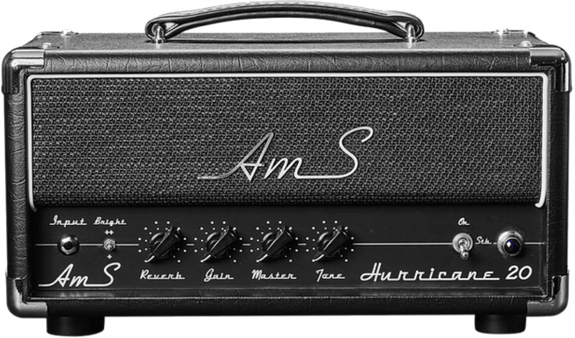 Ams Amplifiers Hurricane 20 Head 20w 6v6 Black - E-Gitarre Topteil - Main picture