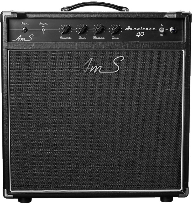 Ams Amplifiers Hurricane 40 Combo 40w 6v6 Black - Combo für E-Gitarre - Main picture