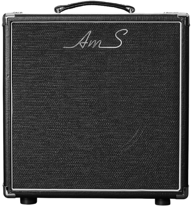 Ams Amplifiers Mini Guitar Cab 1x12 V30-ob Black - Boxen für E-Gitarre Verstärker - Main picture