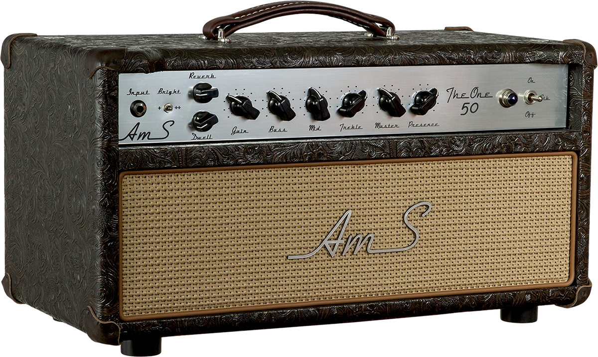 Ams Amplifiers The One 50 Head Custom Brown Custom Cowboy - E-Gitarre Topteil - Main picture