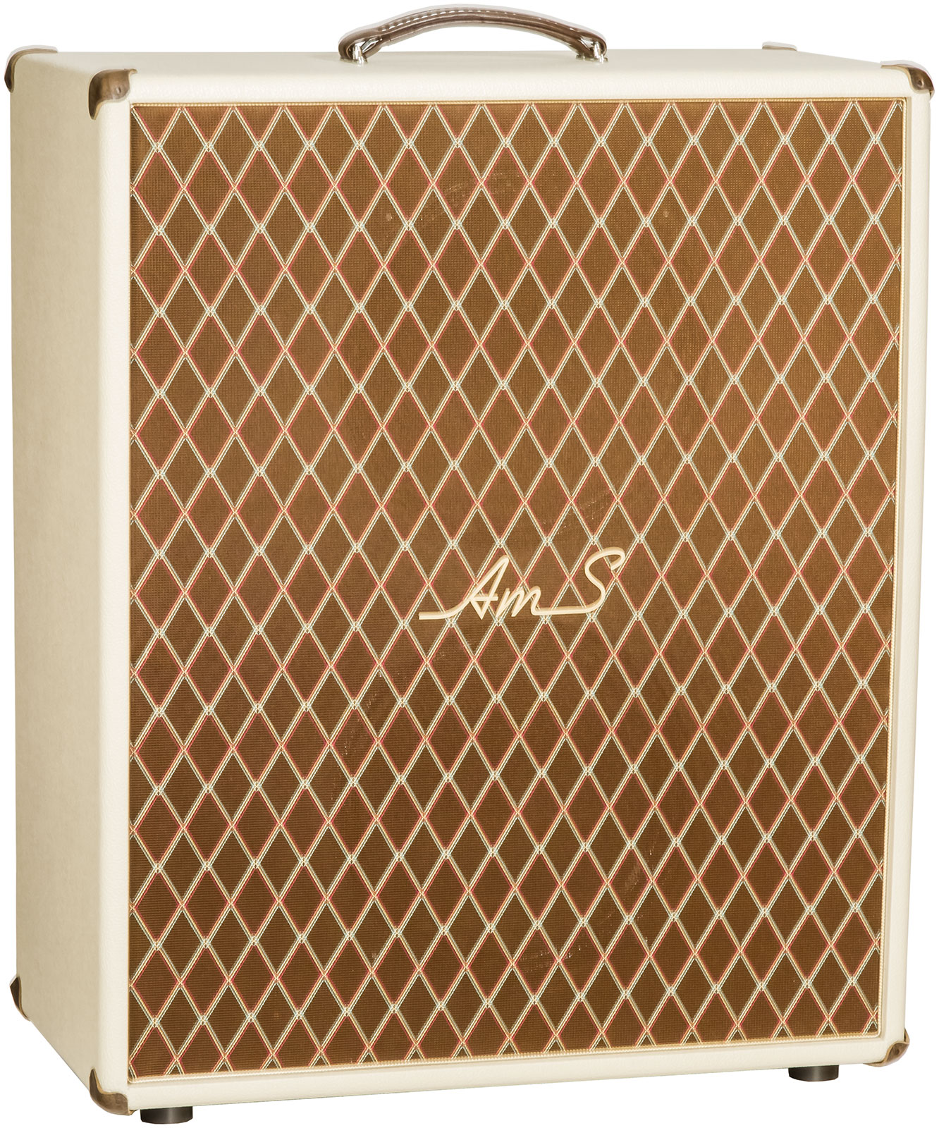 Ams Amplifiers The One 50 Analog Reverb Head 50w 6l6 + Cab 2x12 V30-ob White - E-Gitarre Verstärker Stack - Variation 3