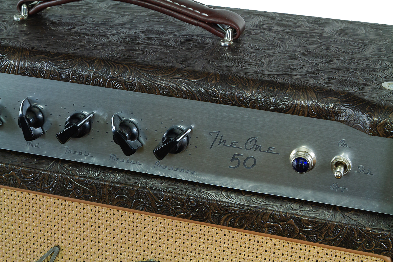 Ams Amplifiers The One 50 Head Custom Brown Custom Cowboy - E-Gitarre Topteil - Variation 2