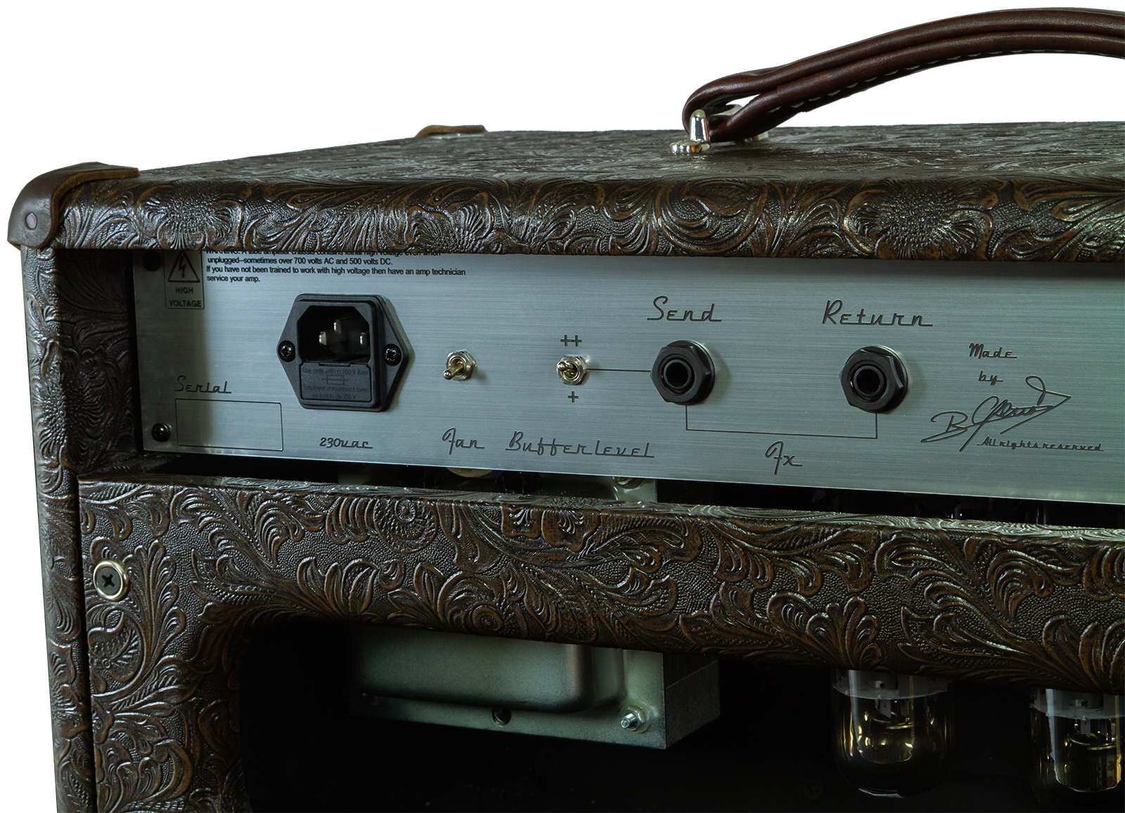 Ams Amplifiers The One 50 Head Custom Brown Custom Cowboy - E-Gitarre Topteil - Variation 5