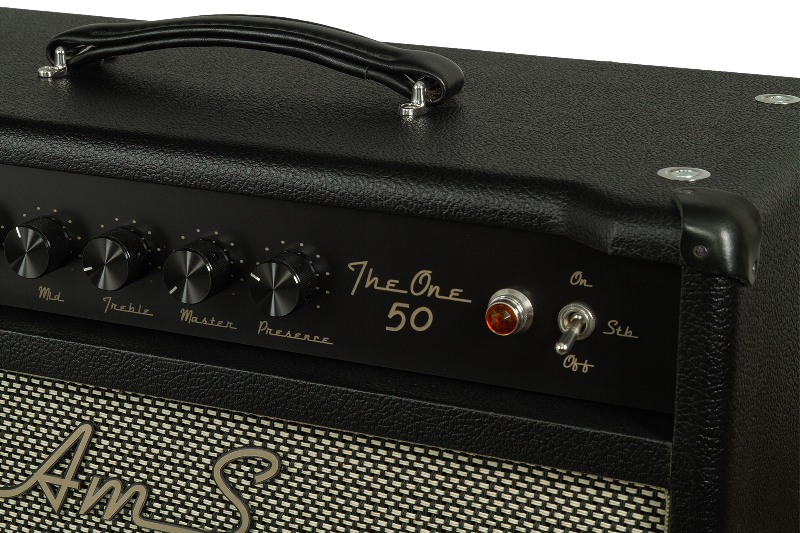 Ams Amplifiers The One 50 Spring Reverb 1x12 Combo 50w 6l6 Black - Combo für E-Gitarre - Variation 2