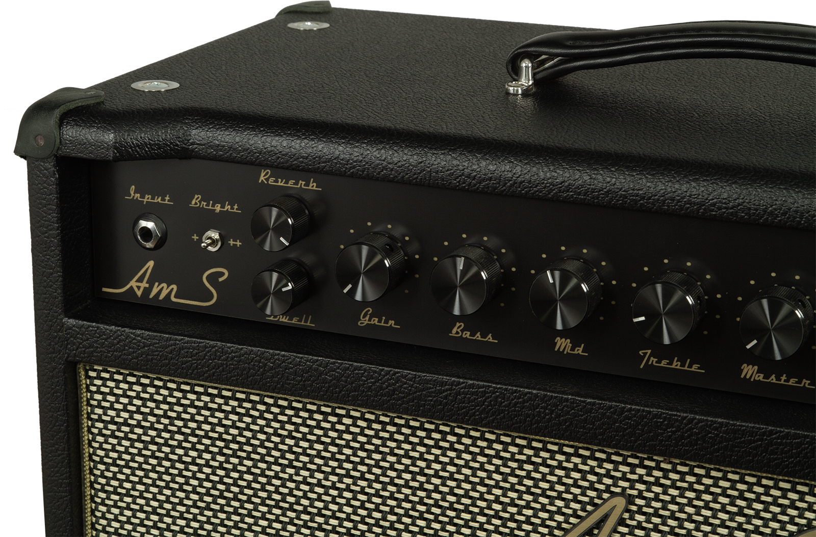 Ams Amplifiers The One 50 Spring Reverb 1x12 Combo 50w 6l6 Black - Combo für E-Gitarre - Variation 3