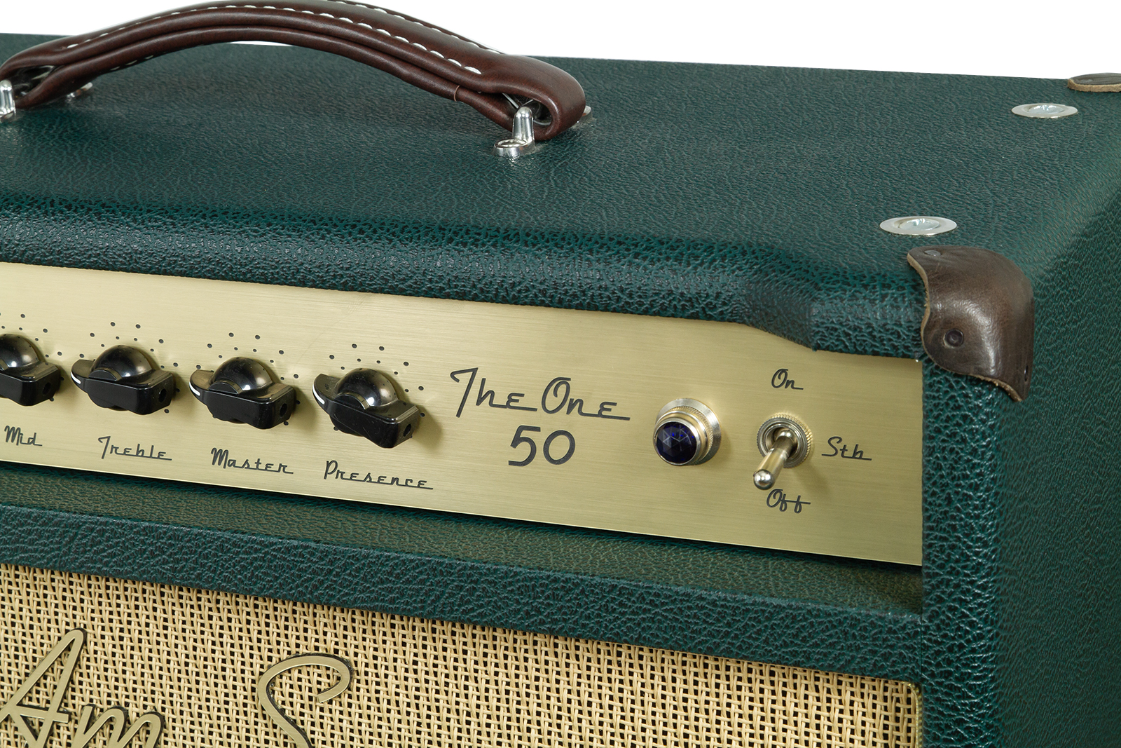 Ams Amplifiers The One 50 Spring Reverb 1x12 Combo 50w 6l6 British Racing - Combo für E-Gitarre - Variation 2