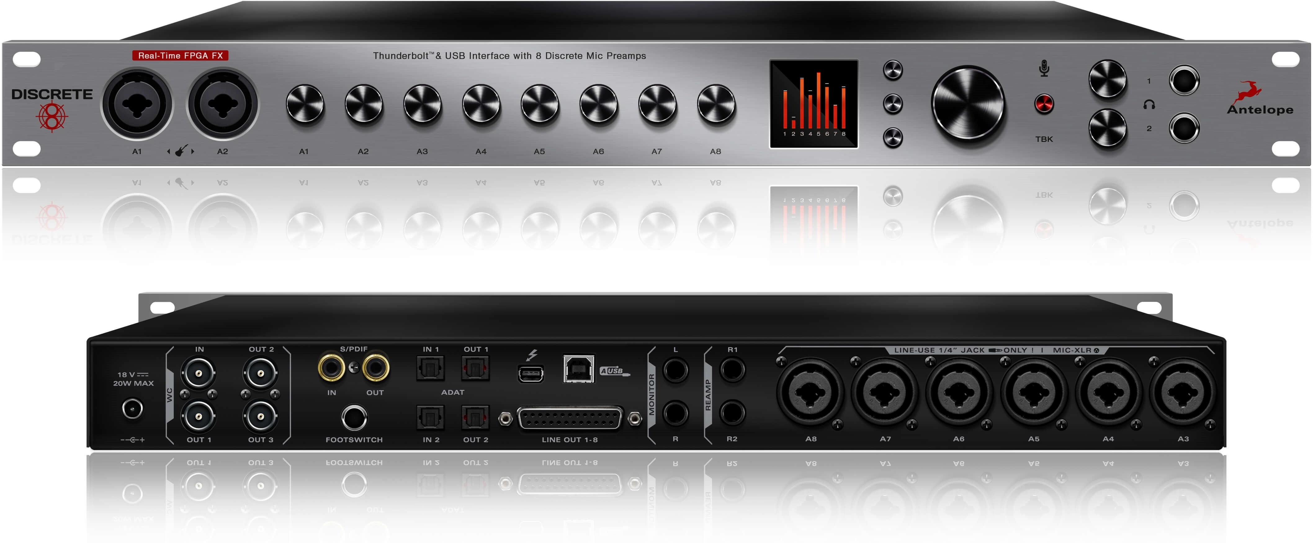 Antelope Audio Discrete 8 Premium Fx - Thunderbolt audio interface - Main picture