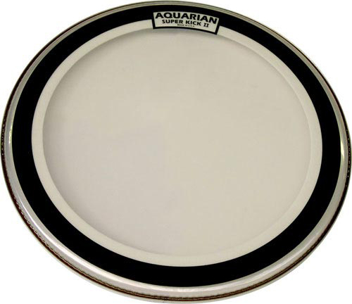 Aquarian 22 Super Kick Ii Clear Drumhead - 22 Pouces - Fell für Bass drum - Main picture