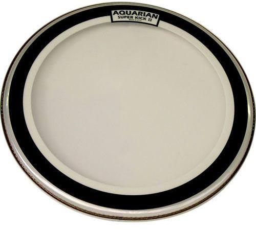 Fell für bass drum Aquarian 22 Super Kick II Clear Drumhead - 22 inches