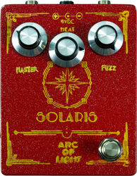 Overdrive/distortion/fuzz effektpedal Arc of light Solaris Germanium Fuzz / Boost - Red