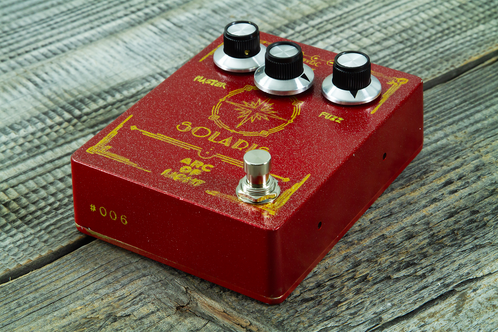 Arc Of Light Solaris Germanium Fuzz Boost Red - Overdrive/Distortion/Fuzz Effektpedal - Variation 2