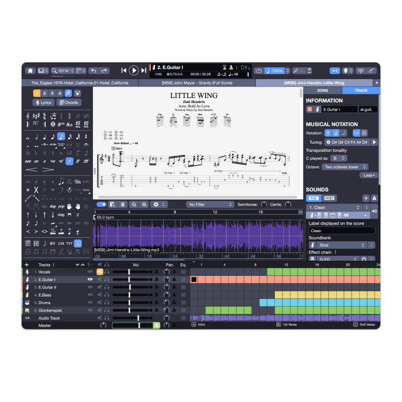Arobas Music Guitar Pro 8 - Noten-Editor - Variation 1