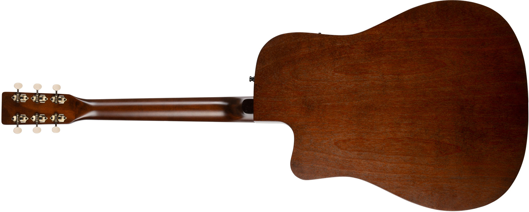 Art Et Lutherie Americana Cw Presys Ii Dreadnought Cedre Merisier Rw - Bourbon Burst - Elektroakustische Gitarre - Variation 1