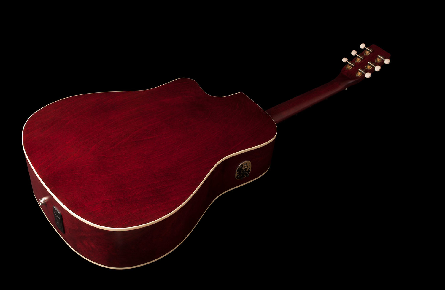 Art Et Lutherie Americana Dreadnought Cw Qit - Tennessee Red - Westerngitarre & electro - Variation 2