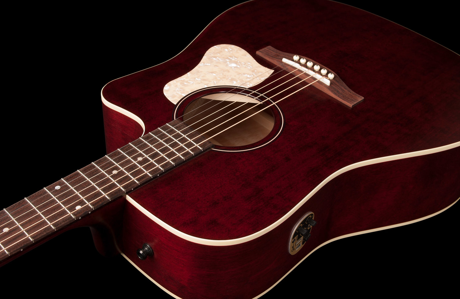Art Et Lutherie Americana Dreadnought Cw Qit - Tennessee Red - Westerngitarre & electro - Variation 3