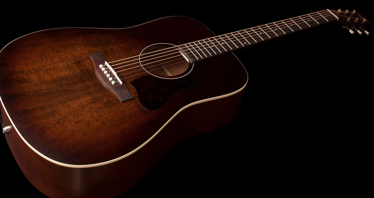 Art Et Lutherie Americana Dreadnought - Bourbon Burst - Westerngitarre & electro - Variation 2