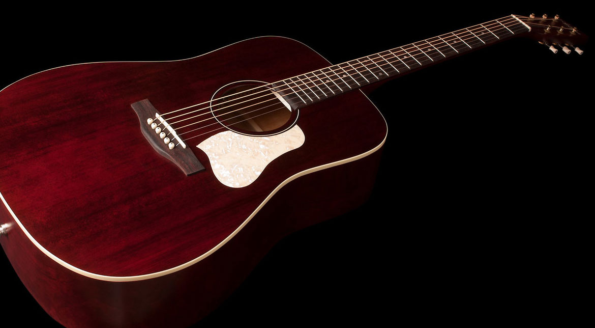 Art Et Lutherie Americana Dreadnought - Tennessee Red - Westerngitarre & electro - Variation 2