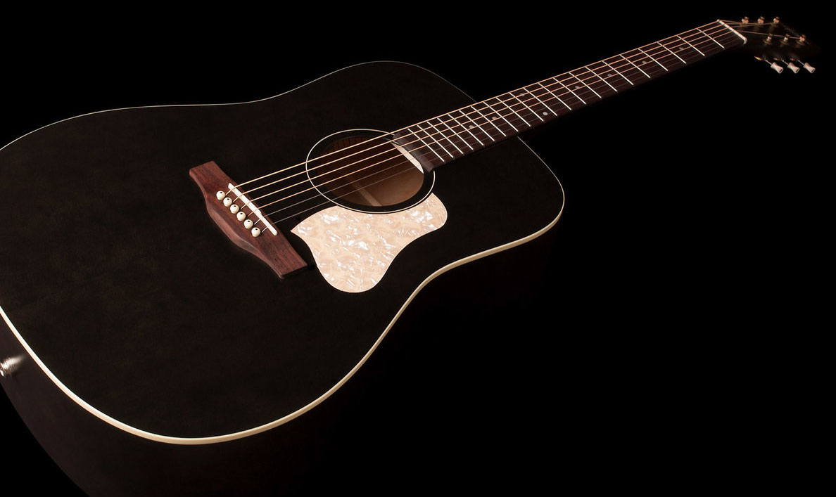 Art Et Lutherie Americana Dreadnought - Faded Black - Westerngitarre & electro - Variation 2