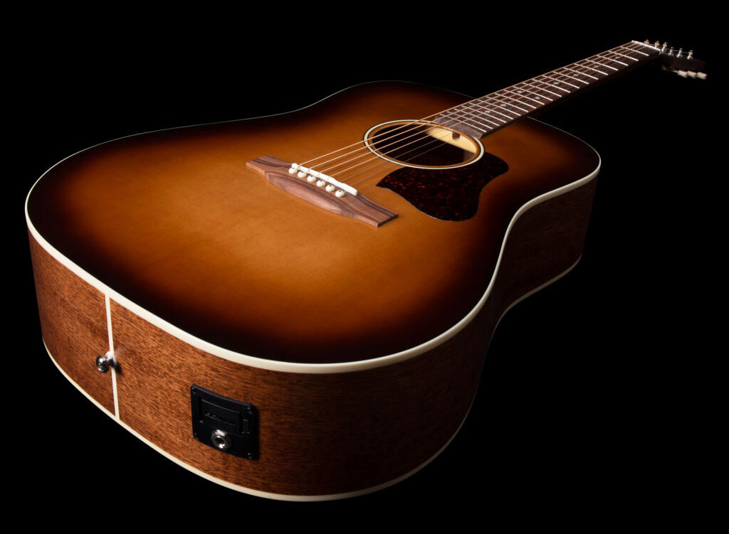 Art Et Lutherie Americana Gt Eq Dreadnought Epicea Acajou Pf - Light Burst Gloss Top - Elektroakustische Gitarre - Variation 2