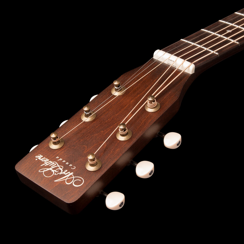 Art Et Lutherie Americana Presys Ii Dreadnought Cedre Merisier Rw - Bourbon Burst - Elektroakustische Gitarre - Variation 5