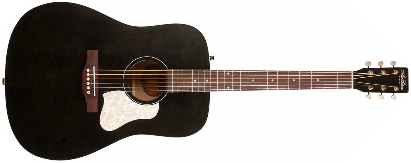 Art Et Lutherie Americana Dreadnought - Faded Black - Westerngitarre & electro - Main picture