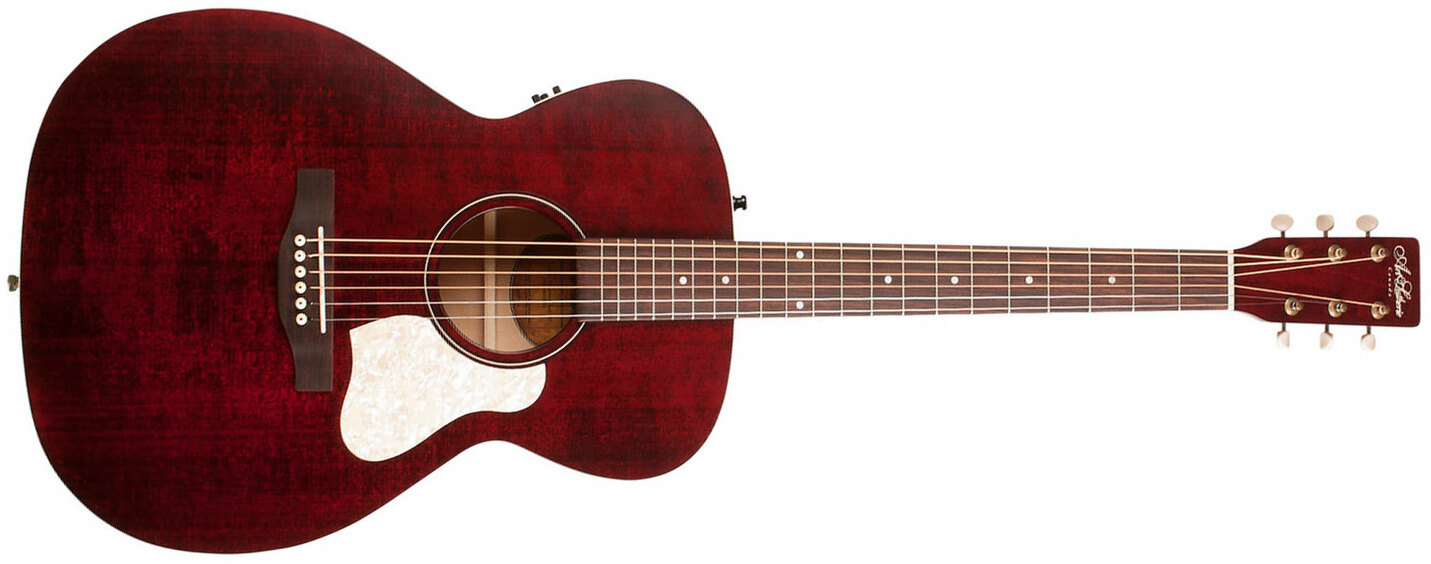 Art Et Lutherie Legacy Concert Hall Qit - Tennessee Red - Westerngitarre & electro - Main picture