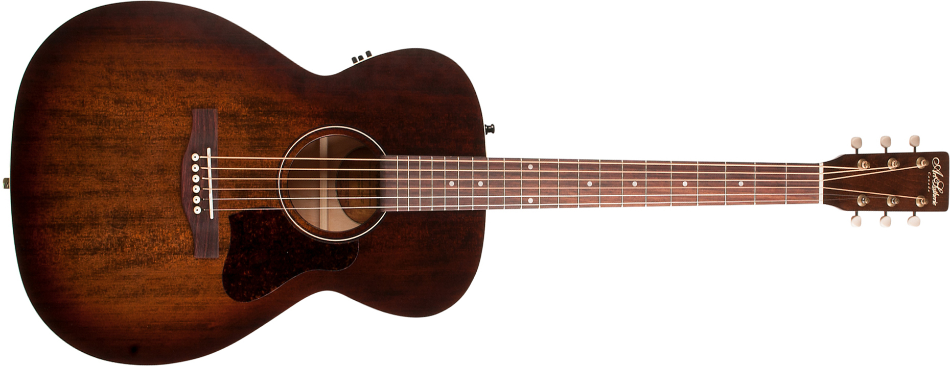 Art Et Lutherie Legacy Presys Ii Concert Hall Cedre Merisier Rw - Bourbon Burst - Folk-Gitarre - Main picture