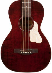 Folk-gitarre Art et lutherie Roadhouse Parlor A/E - Tennessee red