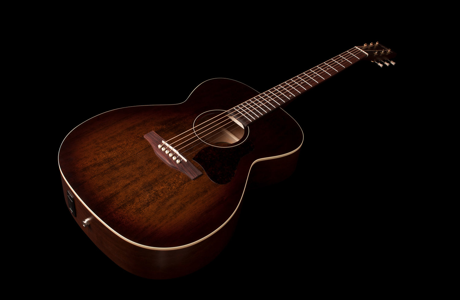 Art Et Lutherie Legacy Concert Hall Qit - Bourbon Burst - Elektroakustische Gitarre - Variation 2