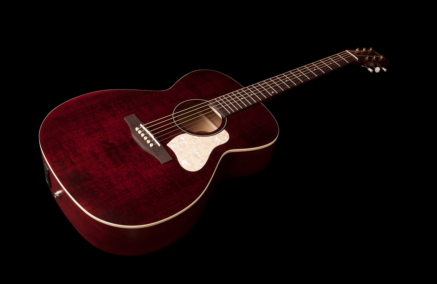 Art Et Lutherie Legacy Concert Hall Qit - Tennessee Red - Westerngitarre & electro - Variation 2