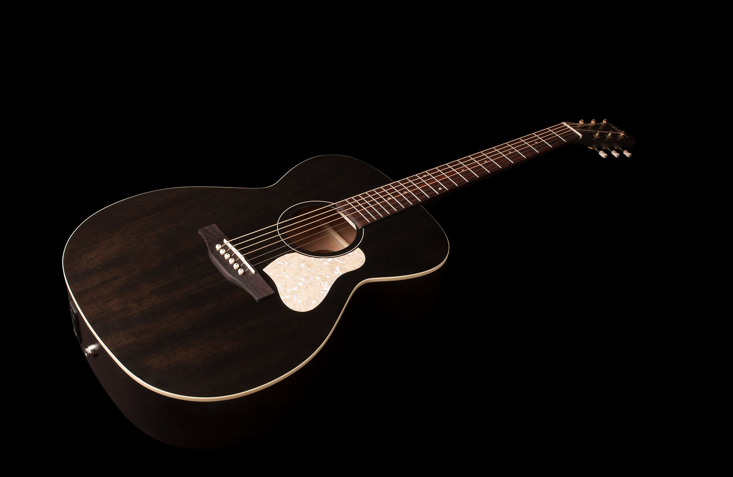 Art Et Lutherie Legacy Concert Hall Qit - Faded Black - Elektroakustische Gitarre - Variation 2