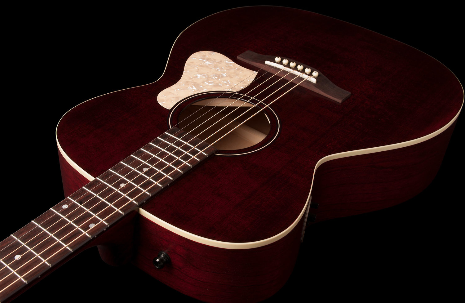 Art Et Lutherie Legacy Concert Hall Qit - Tennessee Red - Westerngitarre & electro - Variation 3